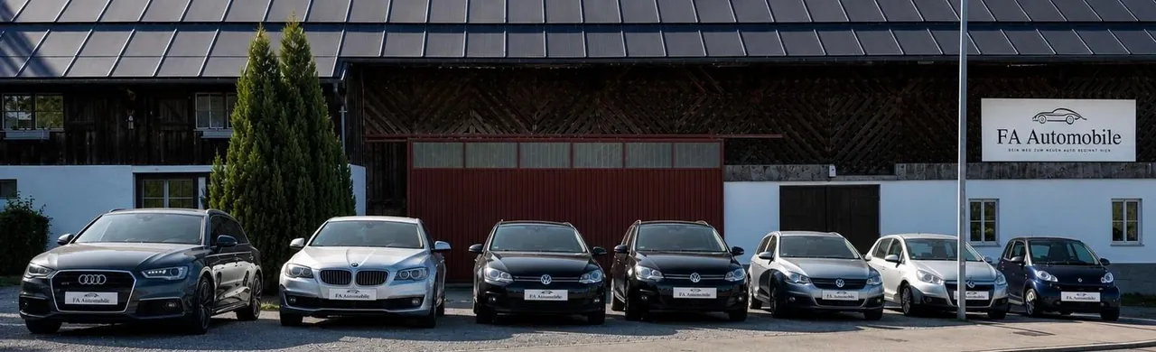 FA Automobile Wohlen – unser Platz mit Fahrzeugen